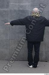 Whole Body Man T poses White Slim Standing Street photo references